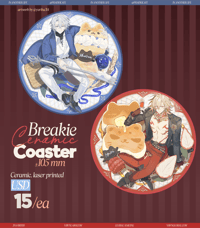 Image 1 of [MODEL AU] Break Time PhaiDei Ceramic Coaster