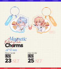 Image 1 of [CHEF AU] Tea Time PhaiDei Magnetic Acrylic Charms