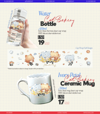 Image 1 of [CHEF AU] Exclusive PhaiDei Water Bottle & Mug