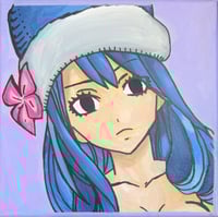 Image 1 of “Juvia” 10”x10” Acrylic Painting 