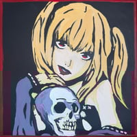 Image 1 of “Misa Amane” 12”x12” Acrylic Painting 