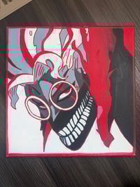 Image 2 of “Okarun” 12”x12” Acrylic Painting 