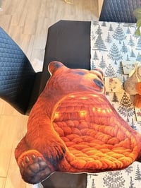 Image 4 of Giant Bear Lounger Cave Plush pillow | Custom Shaped Pillow