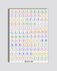 RAINBOW BEAD ALPHABET 
