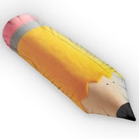 Image 3 of Giant Pencil, Back To School Gift, Plush Shaped Pillow