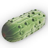 Image 3 of Giant Pickle Plush Pillow — Fun Food-Shaped Decorative Pillow
