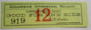 ONE OF THE RAREST ITEMS IN THIS SALE--A COLUMBIAN COMMISSIONER'S TICKET FOR THE INTRAMURAL RR 