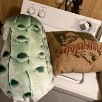 Image 2 of Giant Pickle Plush Pillow — Fun Food-Shaped Decorative Pillow