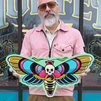 Death head Moth- Hand Painted Sign