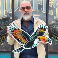 Toucan- Hand Painted Sign
