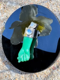 Image 9 of Chrysoprase and moonstone mano figa 