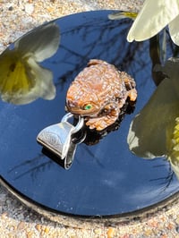 Image 1 of Brown toad charm 