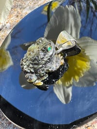 Image 2 of Black toad charm 