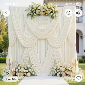 Image of 8ft  x 10 ft drapping designs 