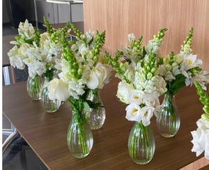 Image of Small fresh flowers arrangements 