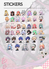 Image 1 of Sitting! Grand Archive Stickers