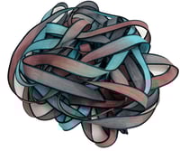 Image 5 of 1PC. SOUTHERN CHARM 42" hand dyed wrist wrap bracelet silk ribbon//Yoga wrist wrap bracelet ribbon