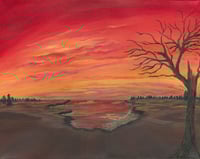 Image 1 of Crimson Skies Fine Art Print