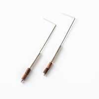 Image 1 of EARRINGS  silver #037-41