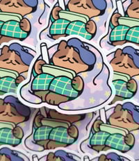 Image 1 of Sleepy Artist - Clear Sticker