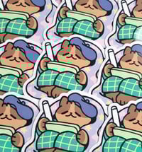 Image 2 of Sleepy Artist - Clear Sticker
