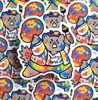 Image 1 of Angry Artist - Clear Sticker