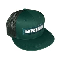 Image 1 of BRIDE Flat Cap Green Mesh type Limited Edition