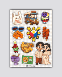 PHILIPPINES sticker sheet 