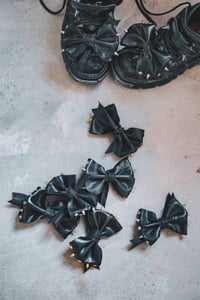 Image 1 of spikey killer shoebows