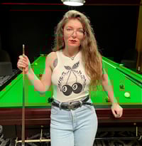 Image 2 of LUCKY CHERRY TANK TOP - CREAM