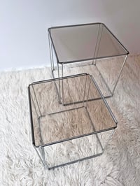 Image 5 of PAREJA DE MESITAS ISOCELE, DE MAX SAUCE, AÑOS 70