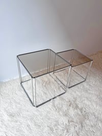 Image 6 of PAREJA DE MESITAS ISOCELE, DE MAX SAUCE, AÑOS 70