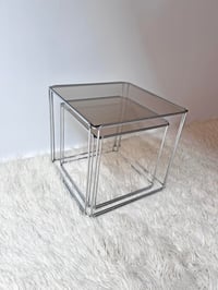 Image 8 of PAREJA DE MESITAS ISOCELE, DE MAX SAUCE, AÑOS 70