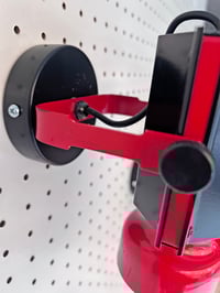 Image 9 of APLIQUE METÁLICO ROJO Y NEGRO, AÑOS 80