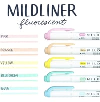 Image 6 of Zebra Mildliner Highlighter (Fluorescent Mild Colors)