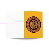 Image 1 of Mayan Calendar, Wheel of Time / Calendario Maya, 5x7in printable greeting card