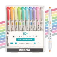 Image 1 of Zebra Mildliner Highlighter (10pcs Set)