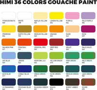 Image 3 of HIMI Goache Paint Palette (dual blue)