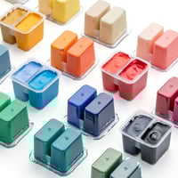 Image 4 of HIMI Goache Paint Palette (dual blue)