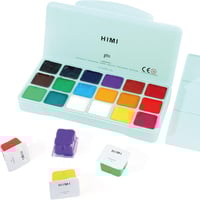 Image 1 of HIMI Goache Paint Palette (light blue)
