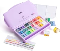 Image 2 of HIMI Goache Paint Palette (dual purple)