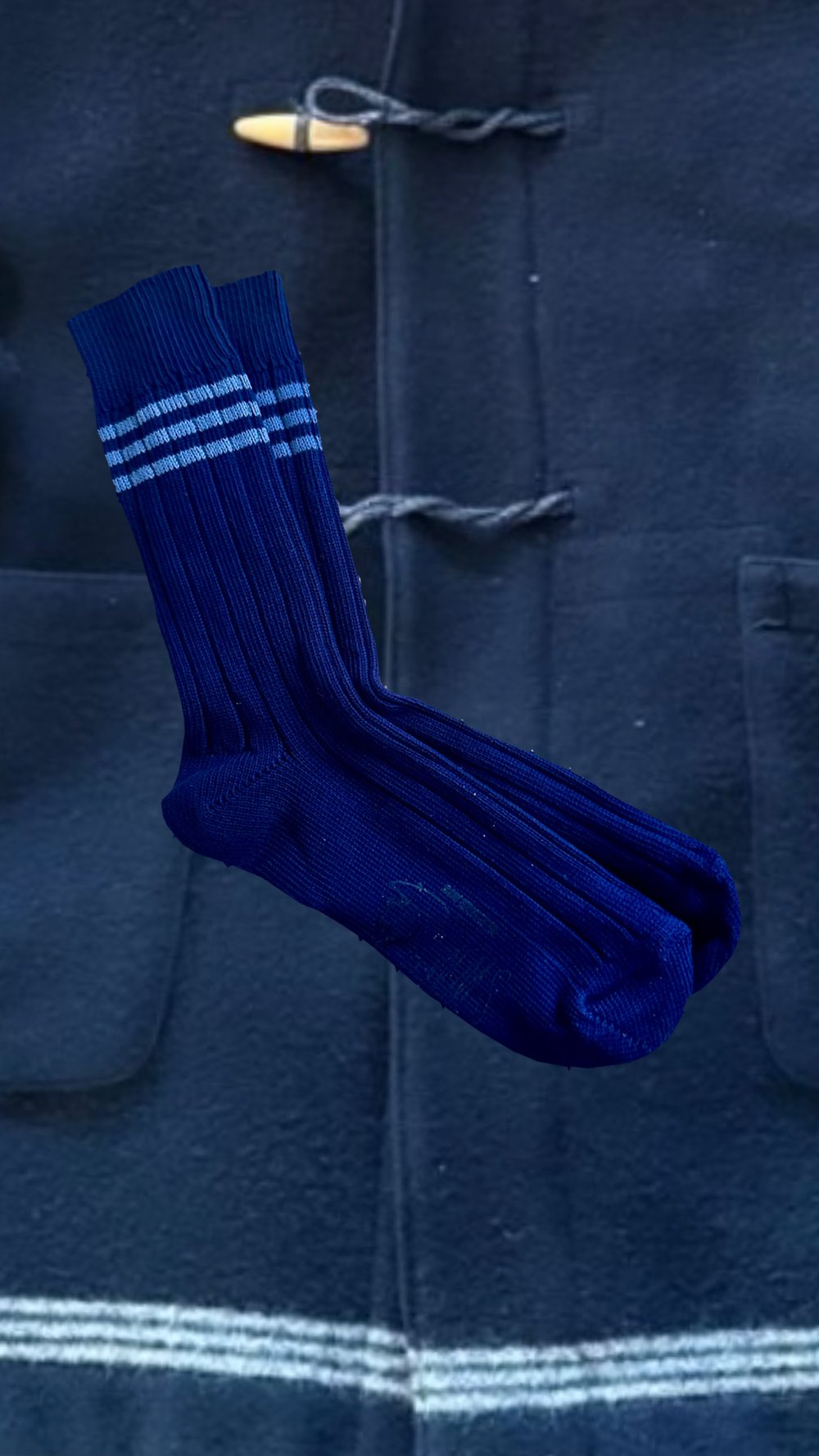 THE MONTY SOCK (NAVY)