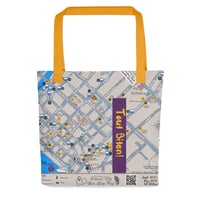 Image 3 of Dominica by Bus Tout Biten Tote Purple Stripe