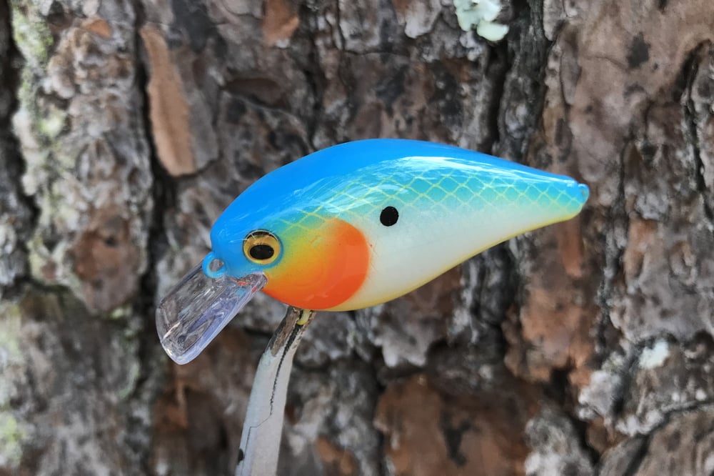  Custom Airbrushed 1.5 Squarebill Crankbait 9344 - Image 5