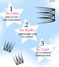 Image 2 of Miss Diamond Wispy Asian Lash Clusters