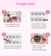 Image 3 of [PRE-ORDER] KOUUNOTENN Soft Japanese INS Single Lashes