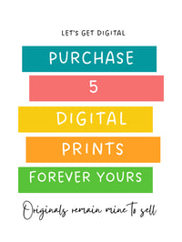 Digital Rights for 5 Images