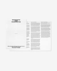 Image 3 of PLATES #1: MANIFESTO VS MANIFEST BY PAGE BUREAU