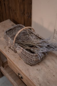 Image 6 of Panier en osier rectangulaire