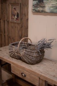 Image 4 of Panier en osier rectangulaire